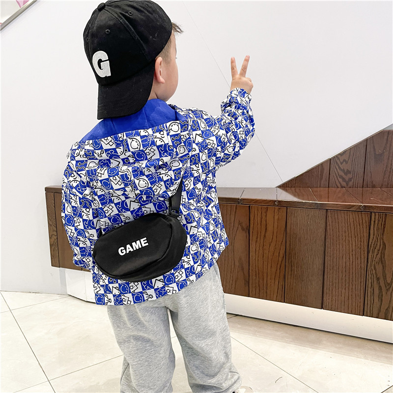 Leve infantil pequeno saco cruz-corpo Mini moda estilo coreano bebê pequena bolsa de ombro All-match na moda meninos men