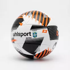 Bola de Futebol Campo Uhlsport Matrix Branco Vermelho Preto