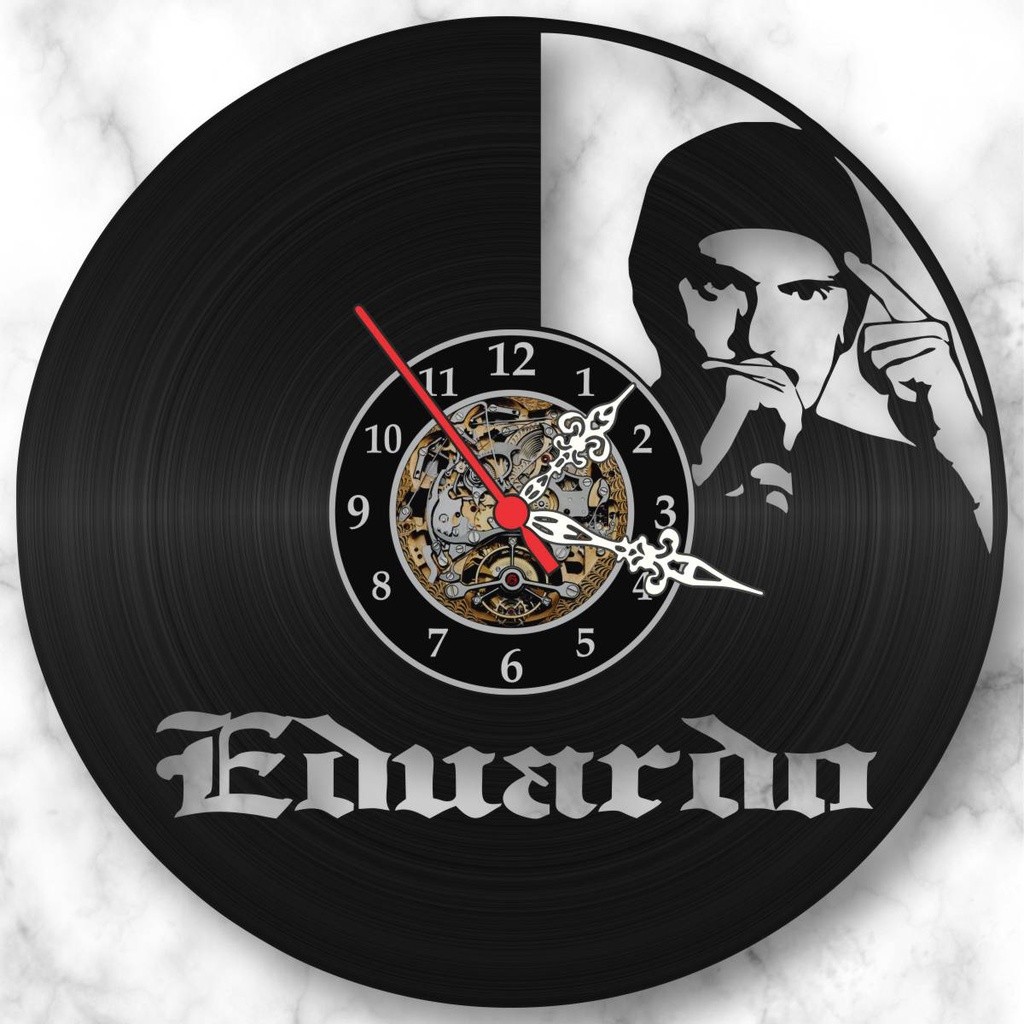 Relógio Parede Eduardo Taddeo Rap Hip Hop Musica Vinil Lp Promoção
