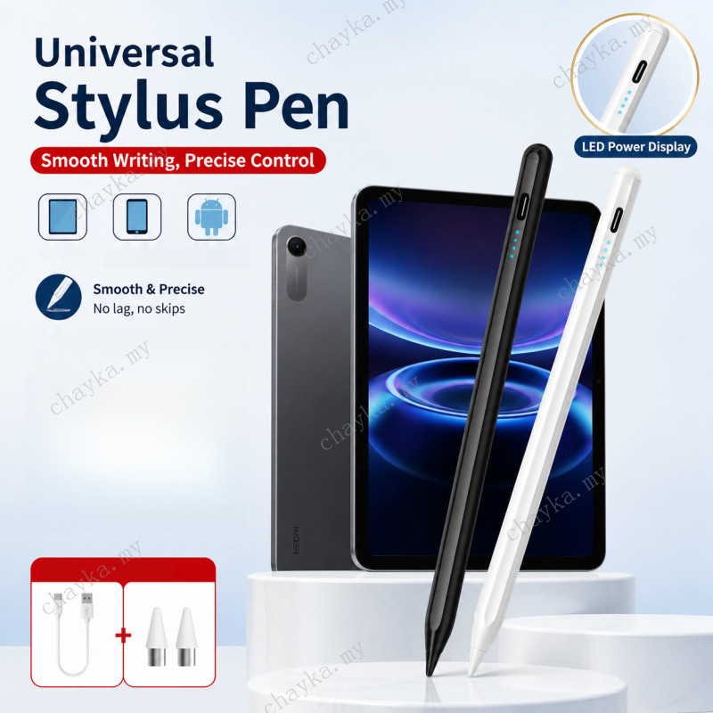 Caneta Stylus Universal Para Xiaomi Redmi Pad 2 9.7 " 2se SE 11 8.7 POCO M1 CPad 2026 Capacitiva Tablet Escrita E Desenh