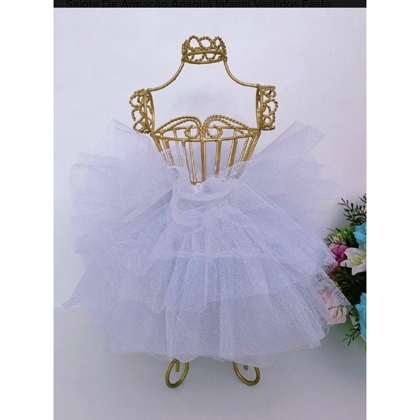 Saiote Festa Infantil Para Armação de Vestidos de Festa 1 a 15 anos