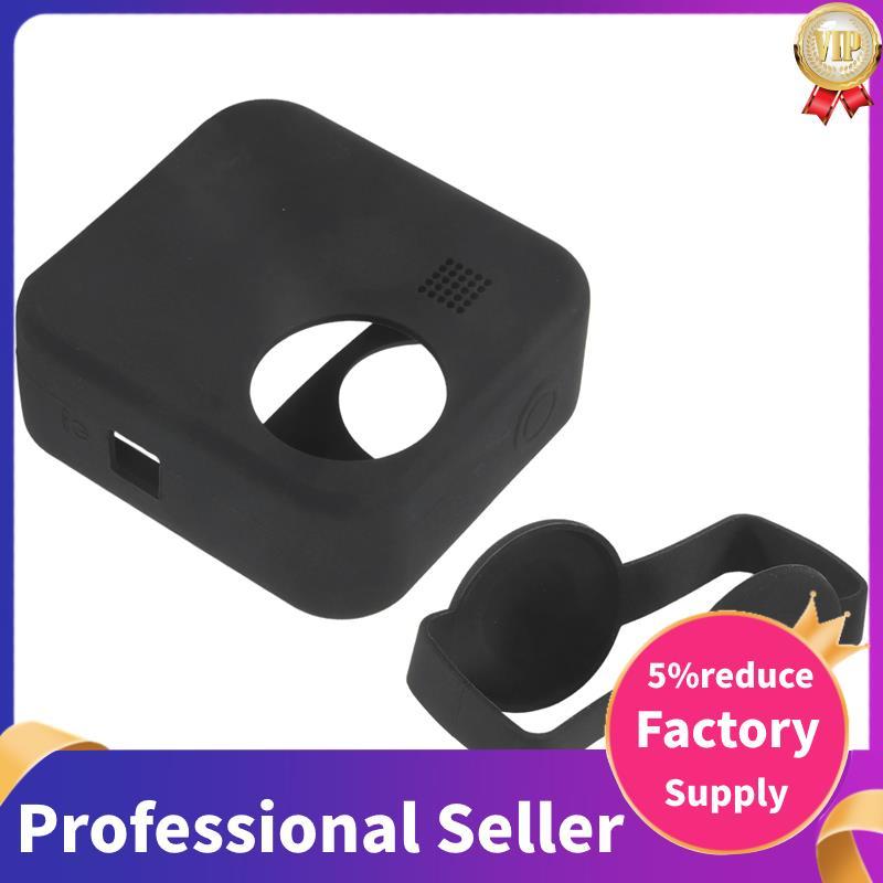 Capa Protetora De Silicone Para Câmera Esportiva MAX 360 , Peças De Lente De Cúpula Profissional (Preta)