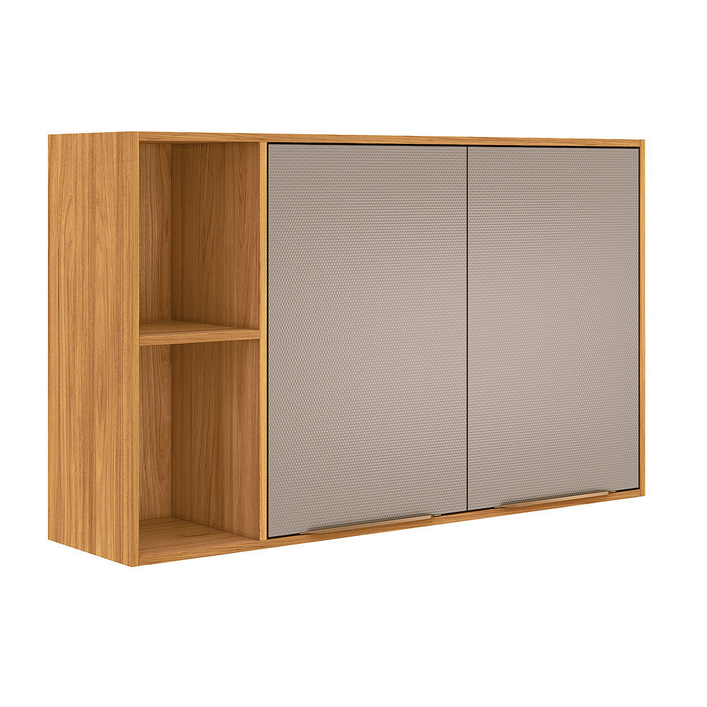 Armário Aéreo 2 Portas 120cm em MDF Plena Demóbile