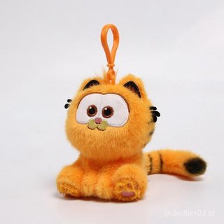 [largeloohg] GARFIELD Original Bonito Brinquedo De Pelúcia Macio Gato Boneca Desenhos Animados Plushie Chaveiro Pingente