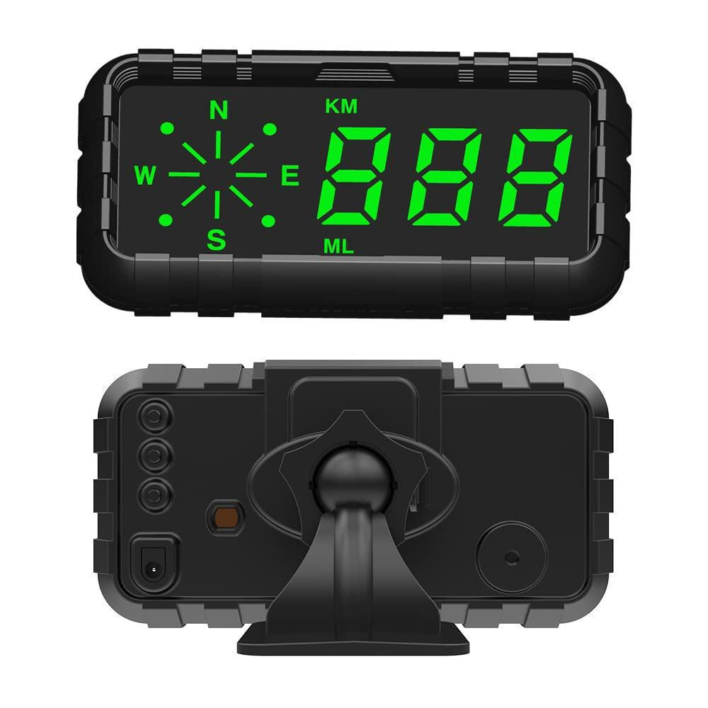 AUTENS Universal HUD GPS Head-up Display Velocímetro Digital Alerta De Velocidade De Direção Alarme De Fadiga Para Carro