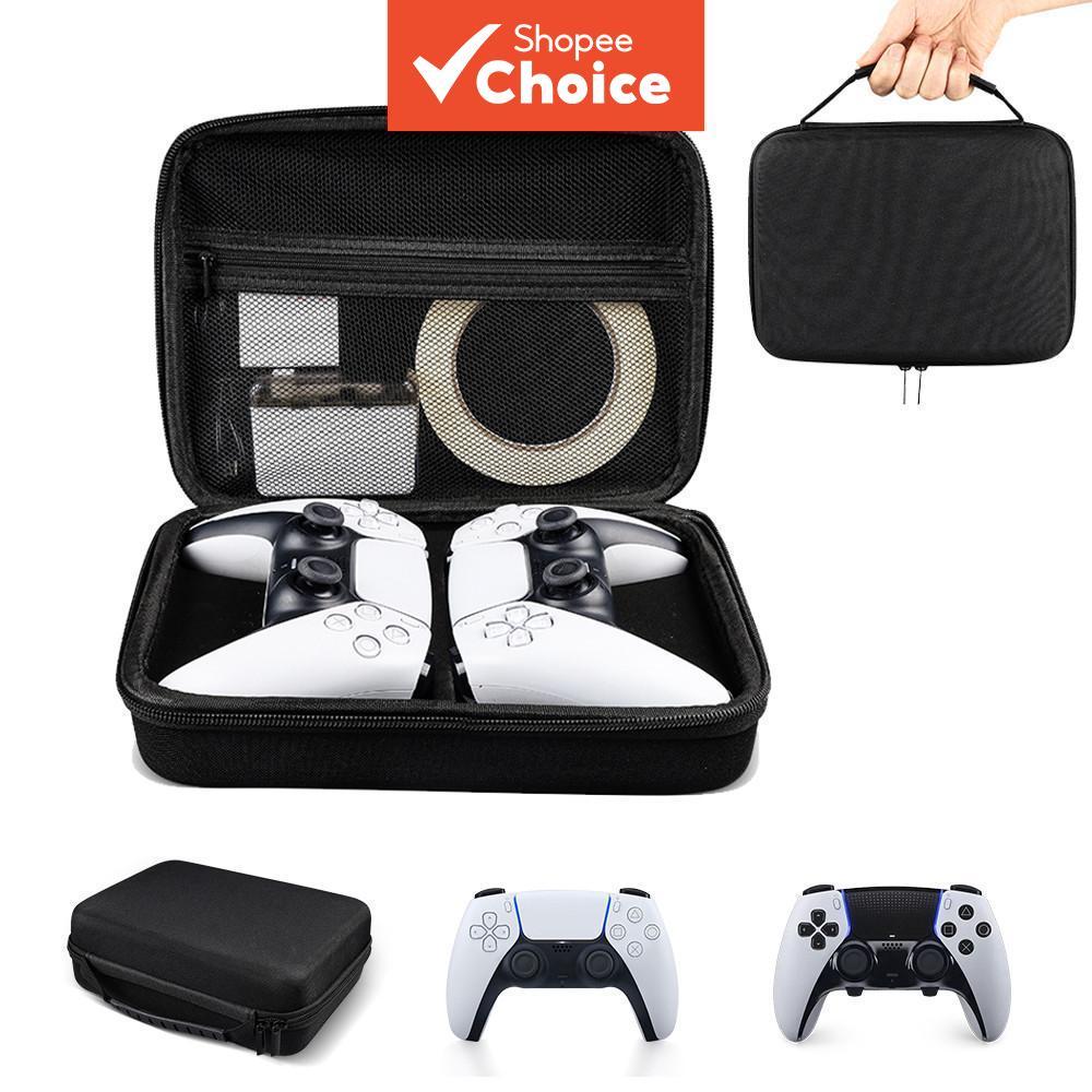 Bolsa de Armazenamento e Transporte Portátil para Controladores de Gamepad PS5/PS4/PS3/Xbox Series e Acessórios para