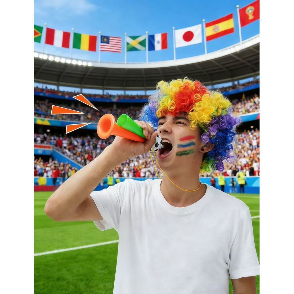 Produtos da Copa do MundoBoca de sopro em forma de bola de futebol da Copa do Mundo 2026 para incentivo