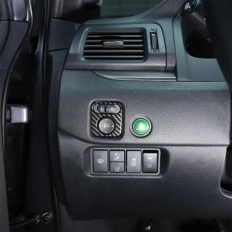 Para Honda Piloto 2015-2022 ABS Fibra De Carbono Espelho Retrovisor Do Carro Ajuste Quadro Capa Guarnição Adesivos Acess