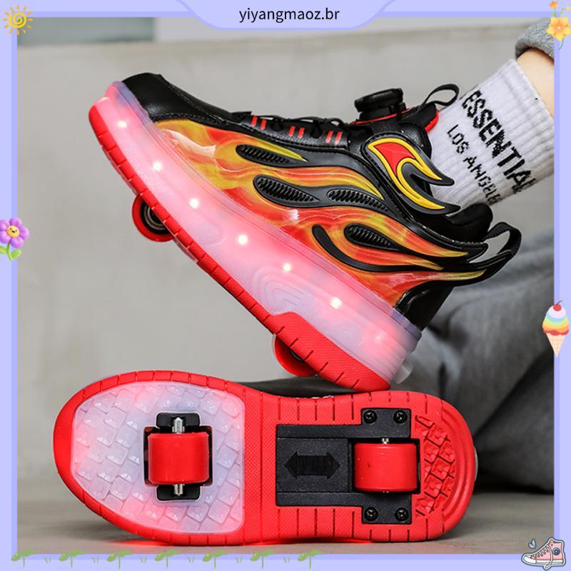 kit tênis infantil masculino tênis infantil masculino Runaway Shoes Meninos 2024 Novo Verão Crianças Patins Tênis Pati