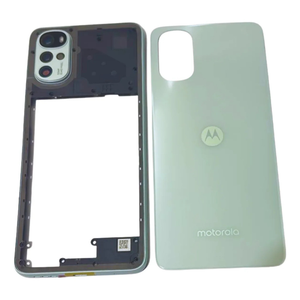 Carcaça Aro Lateral + Tampa Traseira Para Motorola G22 Xt2231 Verde