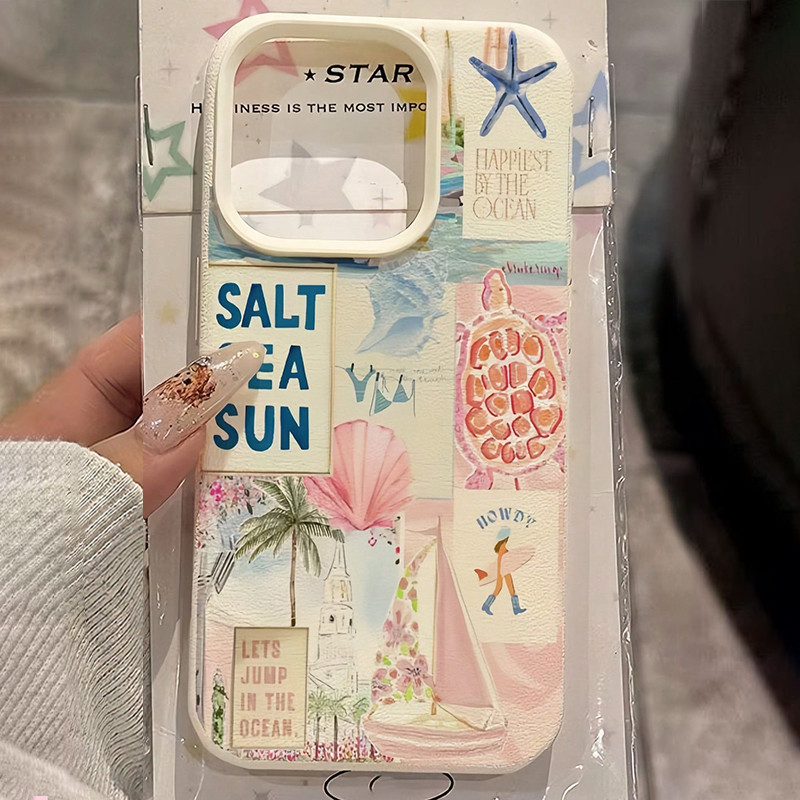 Estilo De Férias Medusa Caso Telefone Para Samsung A17 A37 A57 A56 A55 A54 S26 S25 S24 Ultra S23 FE S22 Plus Capa