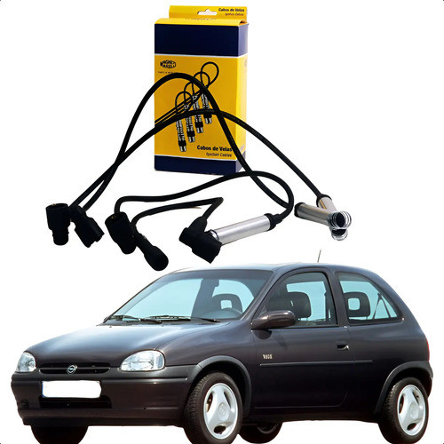Cabo Vela De Ignição Corsa Hatch Wind 94 95 96 97 1.0 8v Efi Preto