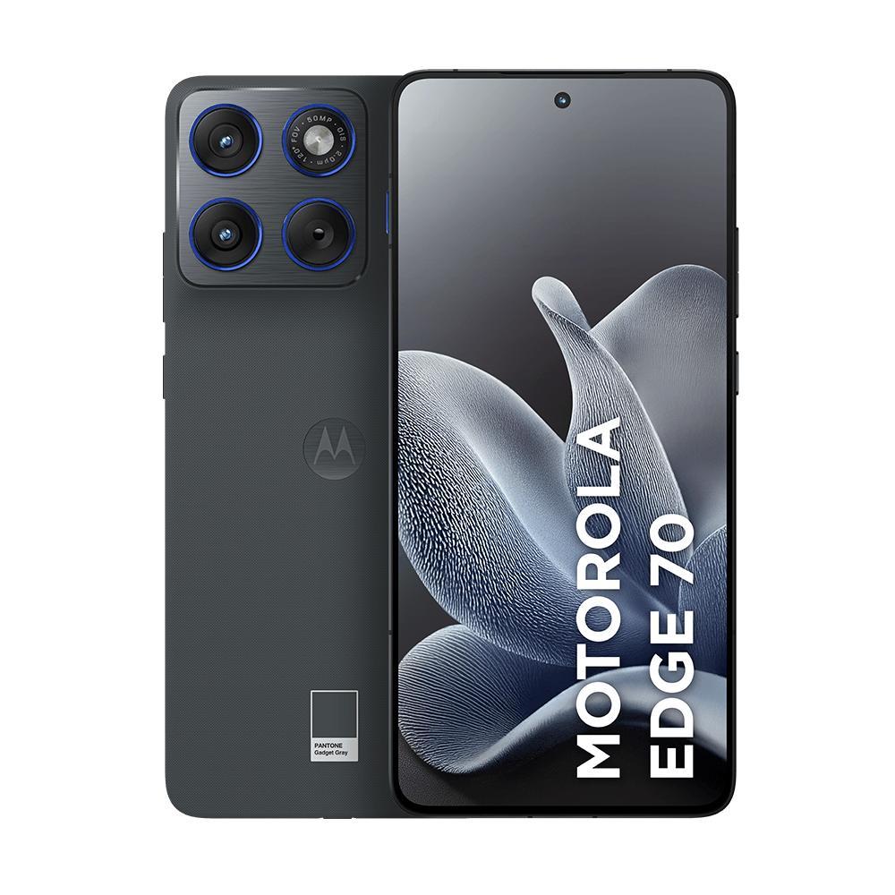 Smartphone Motorola Edge 70, 5G, Gadget Gray, 256GB, 8GB RAM e Câmera Tripla de 50MP