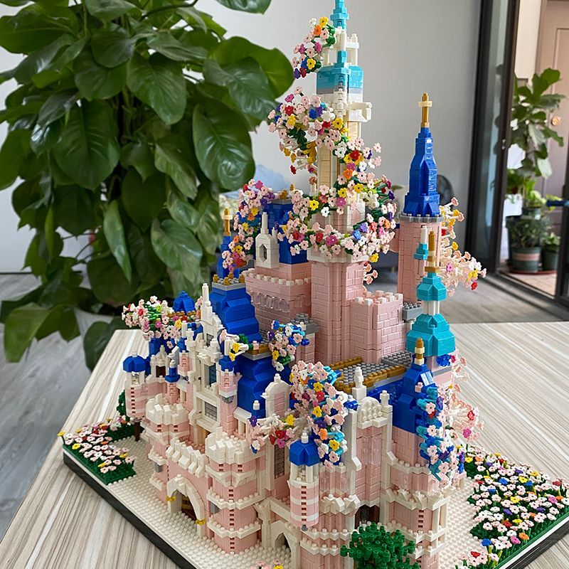 Compatível com blocos de construção Lego brinquedos montagem quebra-cabeça alta dificuldade enorme 1.000 peças Disney di