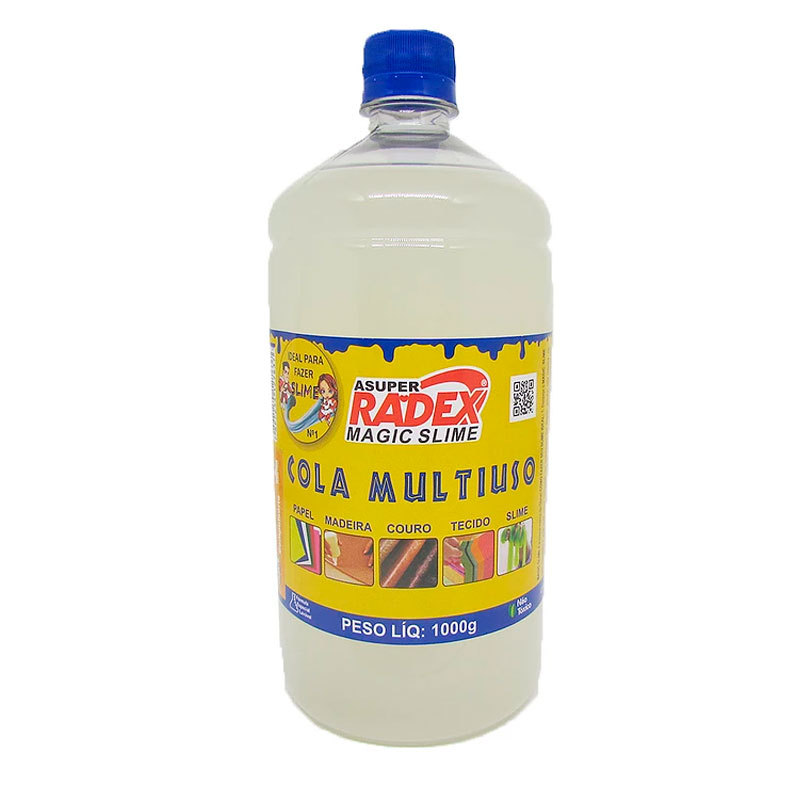 Cola líquida transparente Magic Slime 1000 gramas Radex