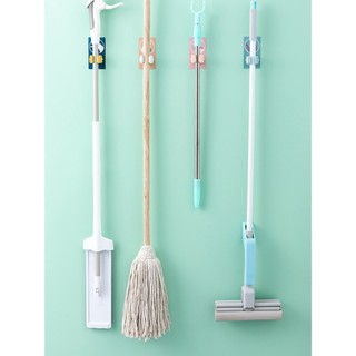 Suporte para esfregão, suporte para cartão de vassoura, gancho forte sem marcação, clipe para esfregão sem perfuração, c