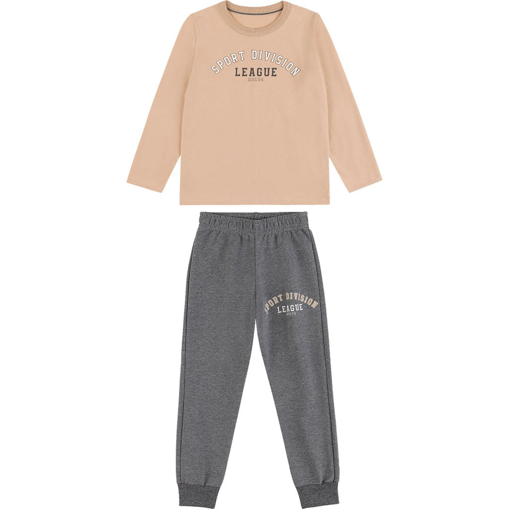 Conjunto Longo Moletom Menino Marisol