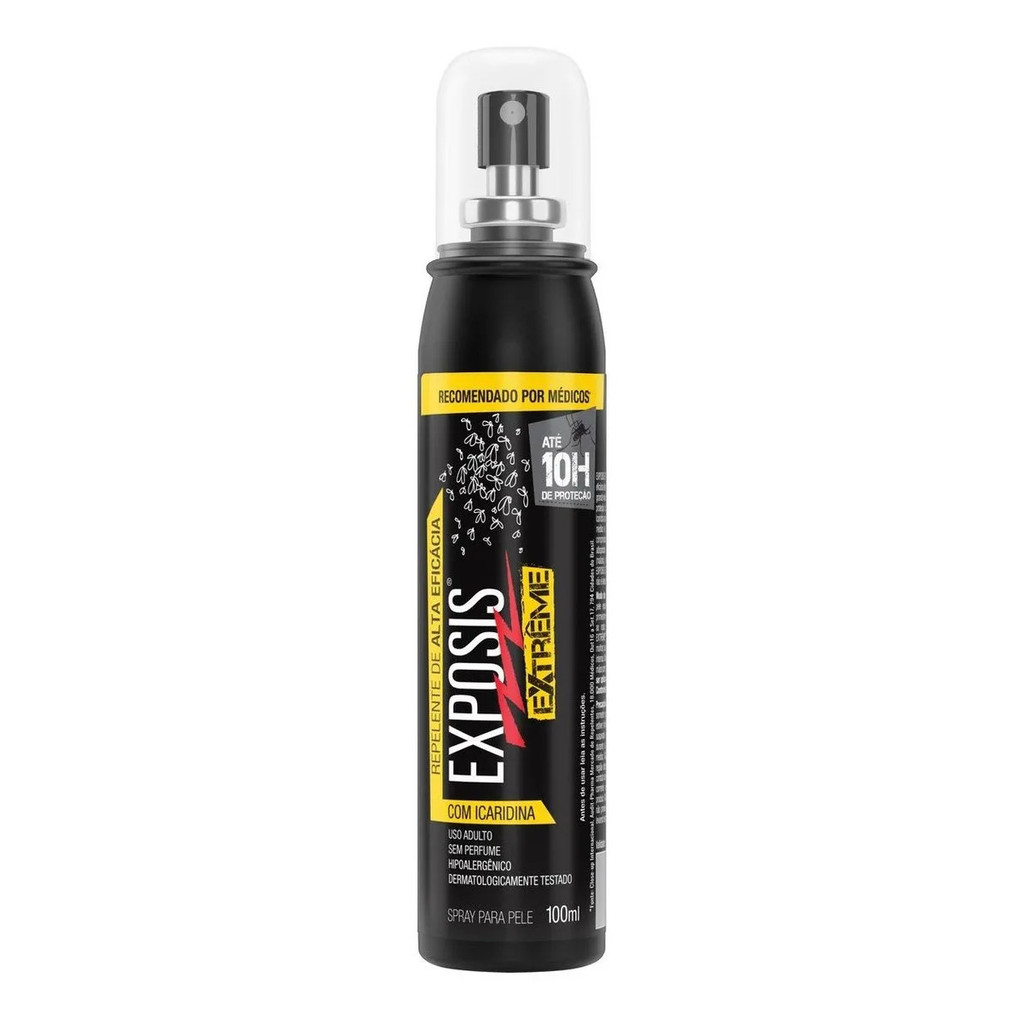 Repelente Spray Sem Fragrância Exposis Extrême Garrafa 100ml