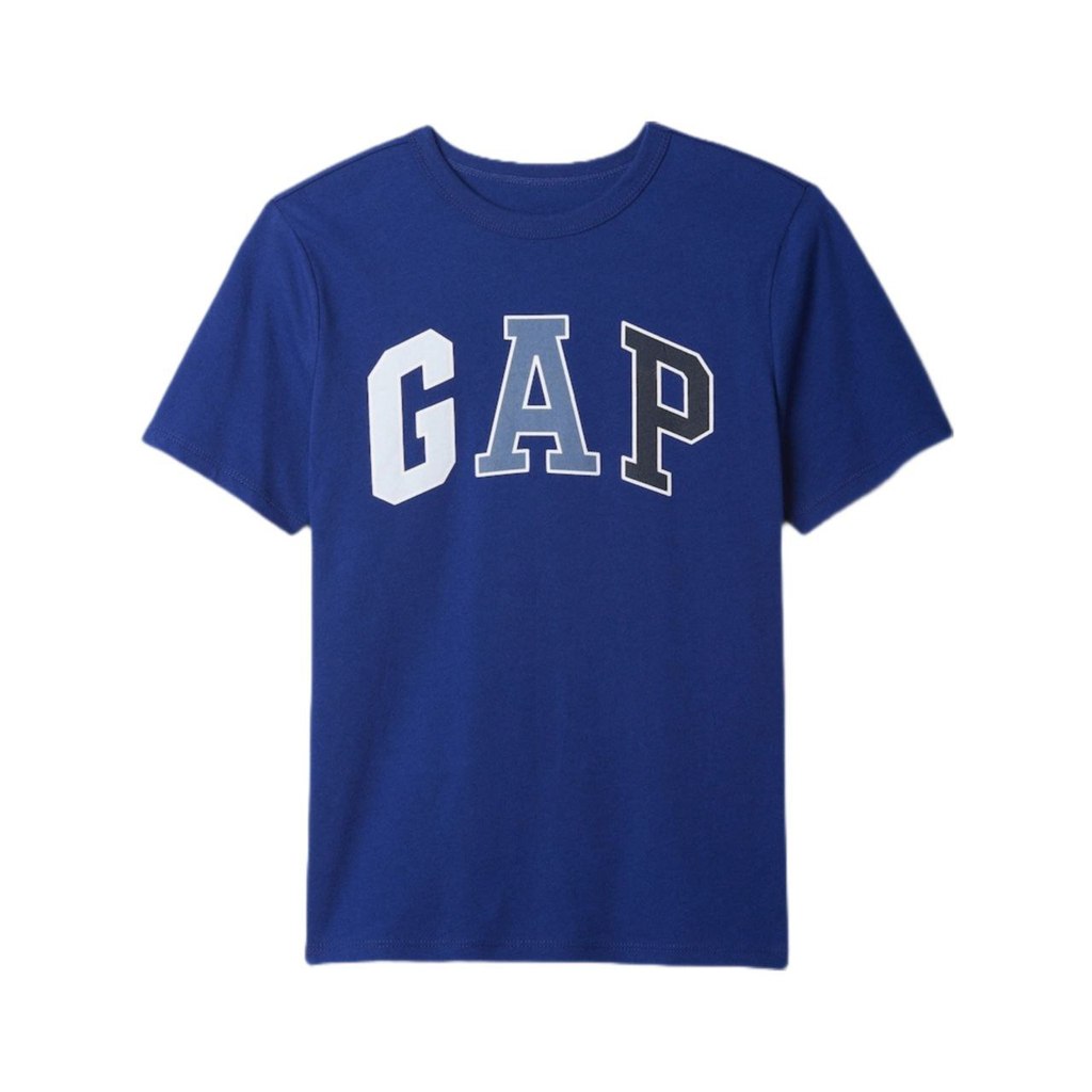CAMISETA GAP MANGA CURTA AZUL ROYAL MENINO