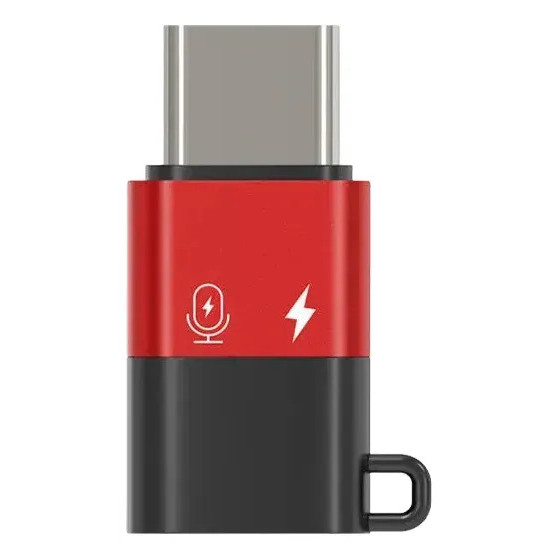 Adaptador Lightning Para USB-C Compatível iPhone 15 16 17 Microfone Lapela Boya Hollyland Ulanzi Dji Carrega Transfere