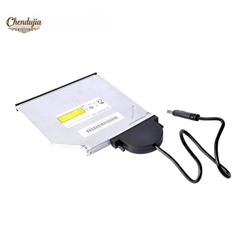 Chen USB 2.0 SATA Cabo Adaptador De Driver Óptico De Unidade CD/DVD-ROM Para PC Portátil Notebook EN