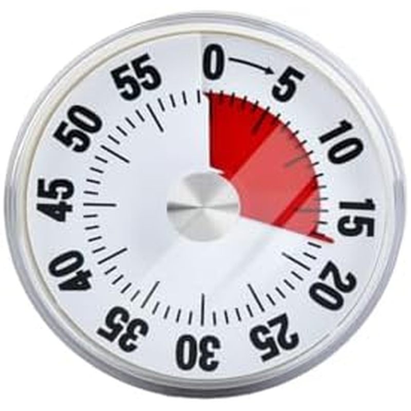Ctue Kitchen Timer,60 Minutes Countdown Mechanicall Egg Timer for Kids (Panda)