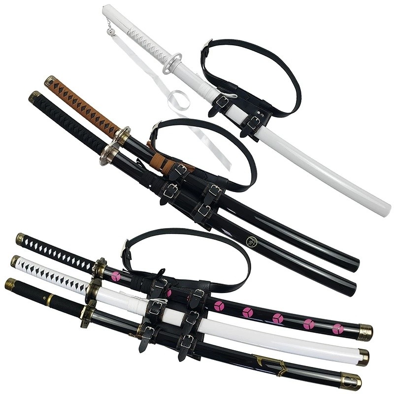 Damasco Espada Coldre Cinto Anime Cosplay Prop Original Sabre Cintura Katana Titular Presente