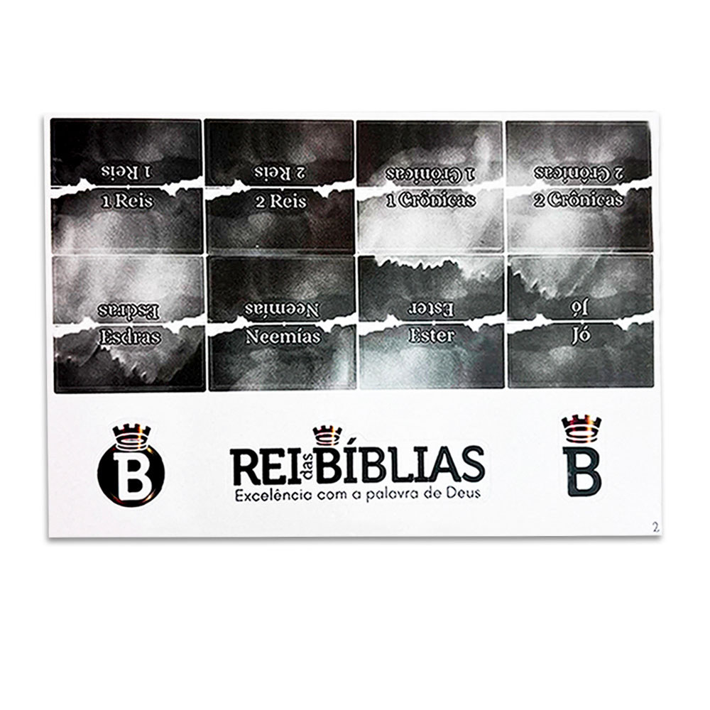 Detalhes do Abas Adesivas Para Bíblia - Marcador Índice - Mini Aba Black