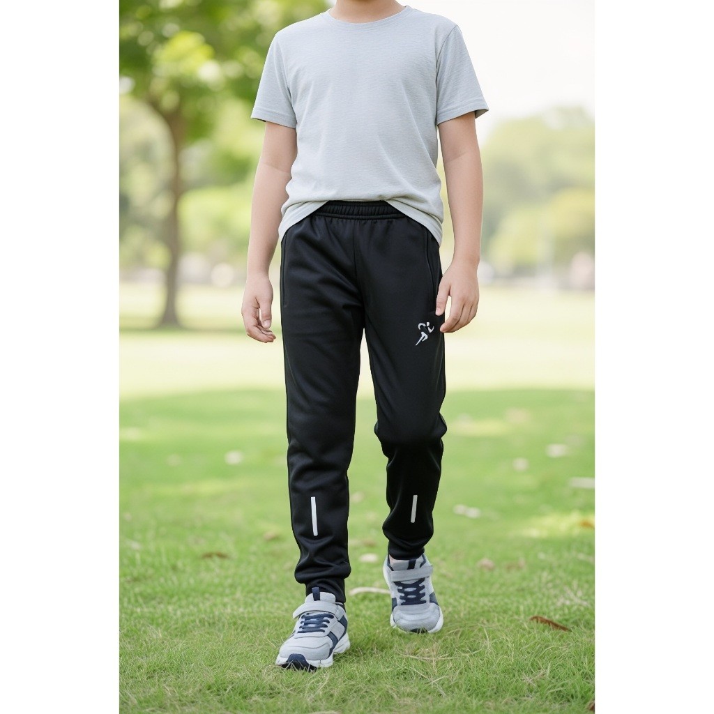 Calça Jogger Infantil Básica - Tamanhos do 02 ao 16 - Pronta Entrega - Azul Marinho, Cinza ou Preta