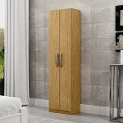 Armário Multiuso 2 Portas Elara Espresso Móveis Marrom/Marrocos