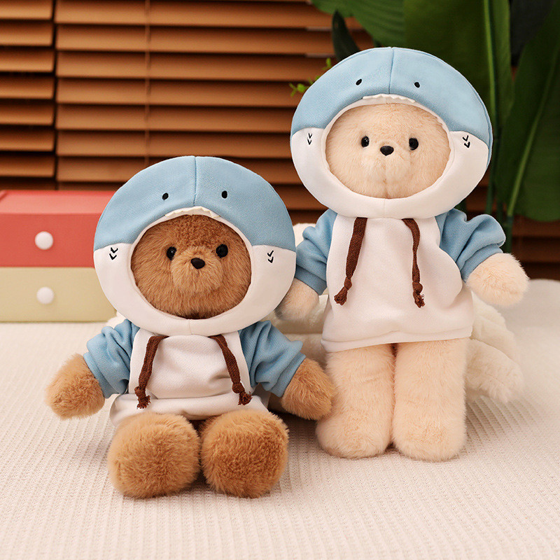 Desenhos Animados Chubby Lion Bear Boneca De Pelúcia Transformado Dinossauro Tubarão Urso Brinquedo Macio Fofinho E Conf
