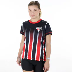 Camisa de Time Braziline São Paulo Ser Preto - Feminino