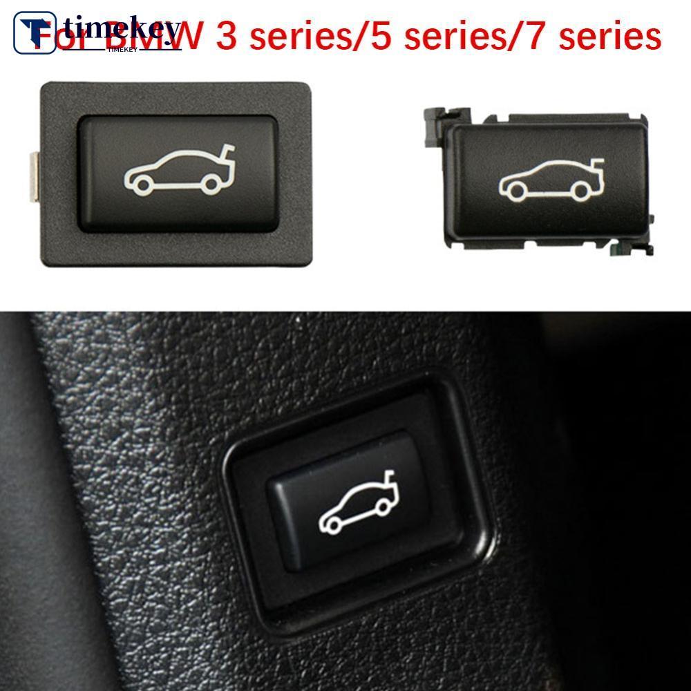 TIMEKEY 1Pc Interruptor Da Tampa Bota Traseira Do Carro Botão De Pressão Tronco Desbloqueio Para BMW 3 5 7 F Série F20 F