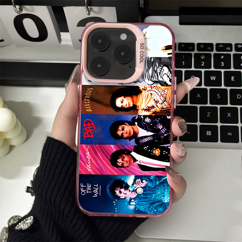 Capinha Capa Michael Jackson ​Para iPhone 11 13 xs max 12 14 15 16 pro max 16 7 8 Plus capinha anti impacto