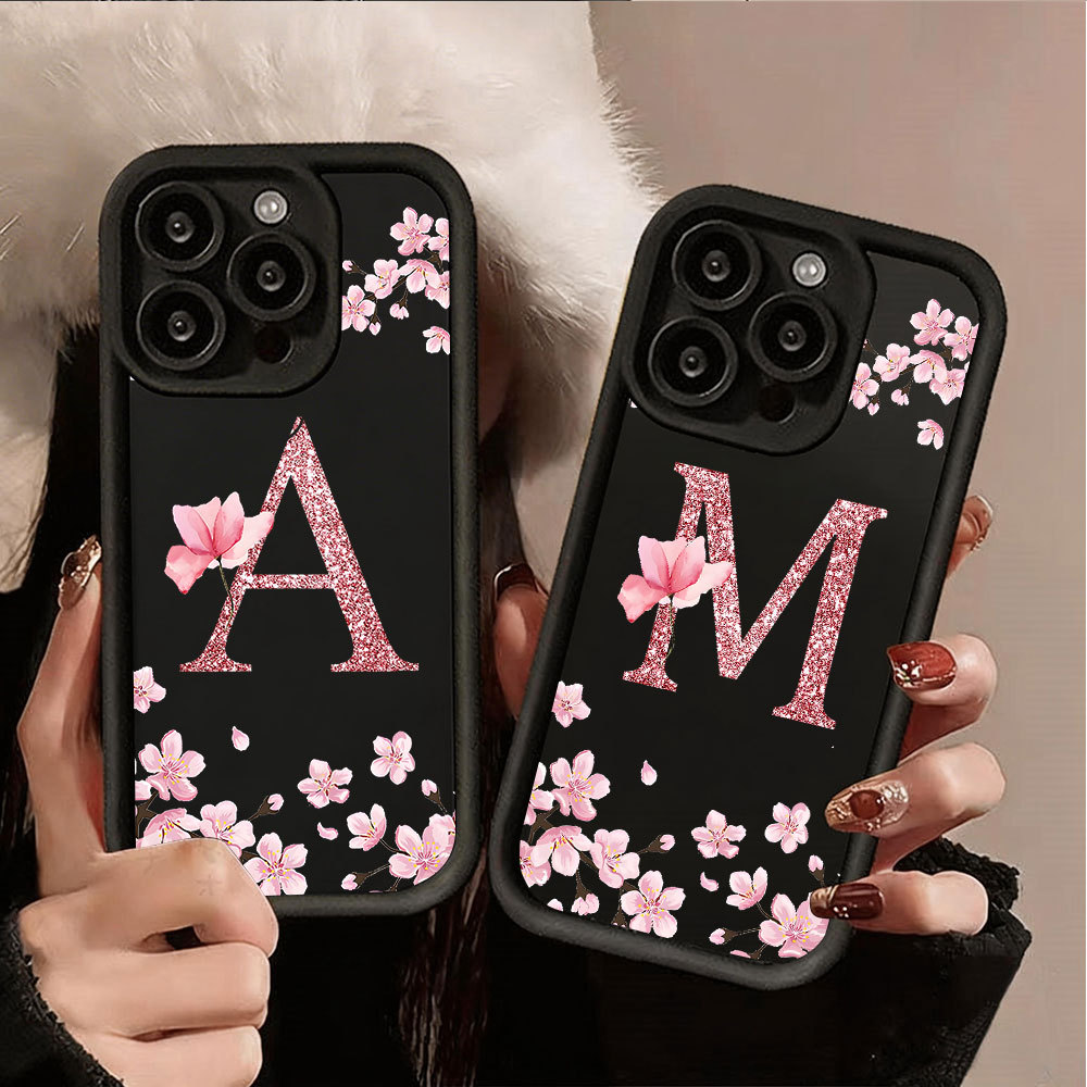 Capa Letra Inicial De Silicone Capinha Para Samsung A17 A16 A15 A14 A13 A12 A11 A07 A06 A05 A04 A03 A10 A10S 4G 5G DL019