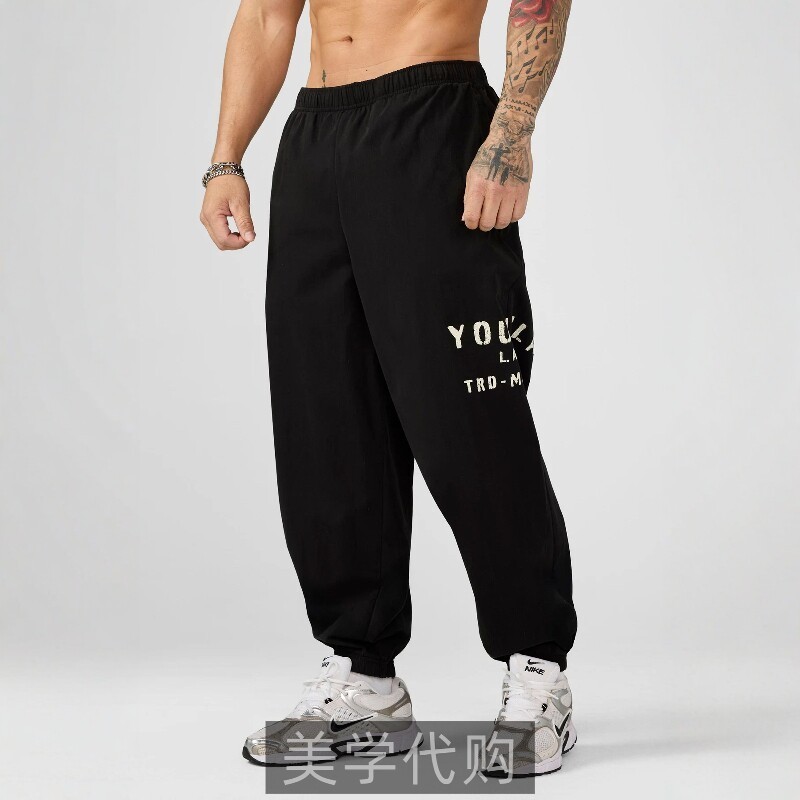 YOONGLA 2162-Calças Justas Masculinas Soltas De Tamanho Grande Para Fitness , Esportes E Lazer