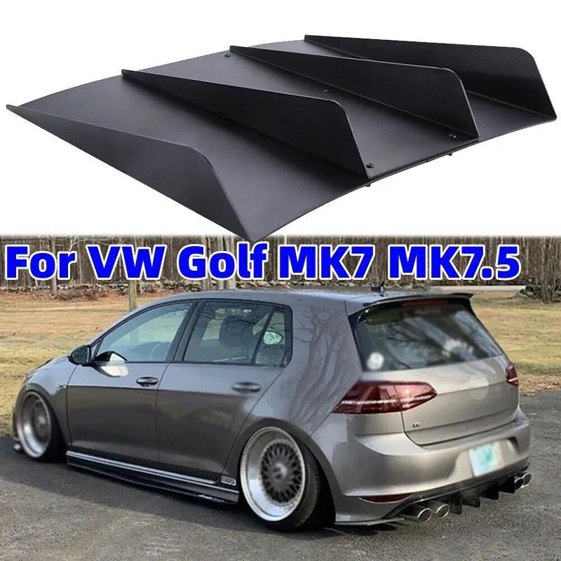 Amortecedor Traseiro Universal 4 Aletas Difusor Carro Modificado Para VW Golf MK7 MK7.5auto Peças Decoração Do