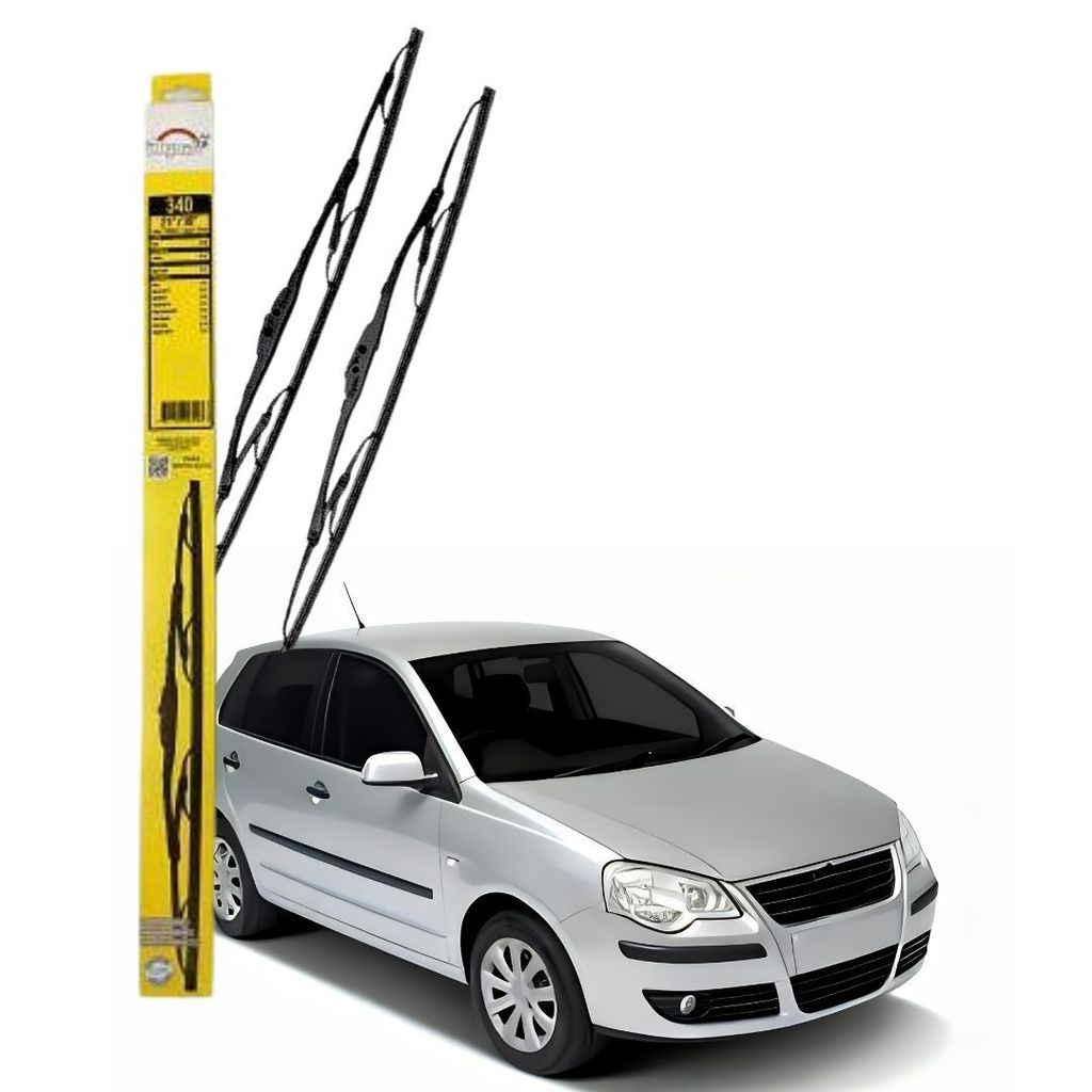 PAR PALHETA LIMPADOR DIANTEIRO PARA CIVIC FOCUS GOL SAVEIRO POLO A3 X3 PARATI - 21/19 POLEGADAS DYNA