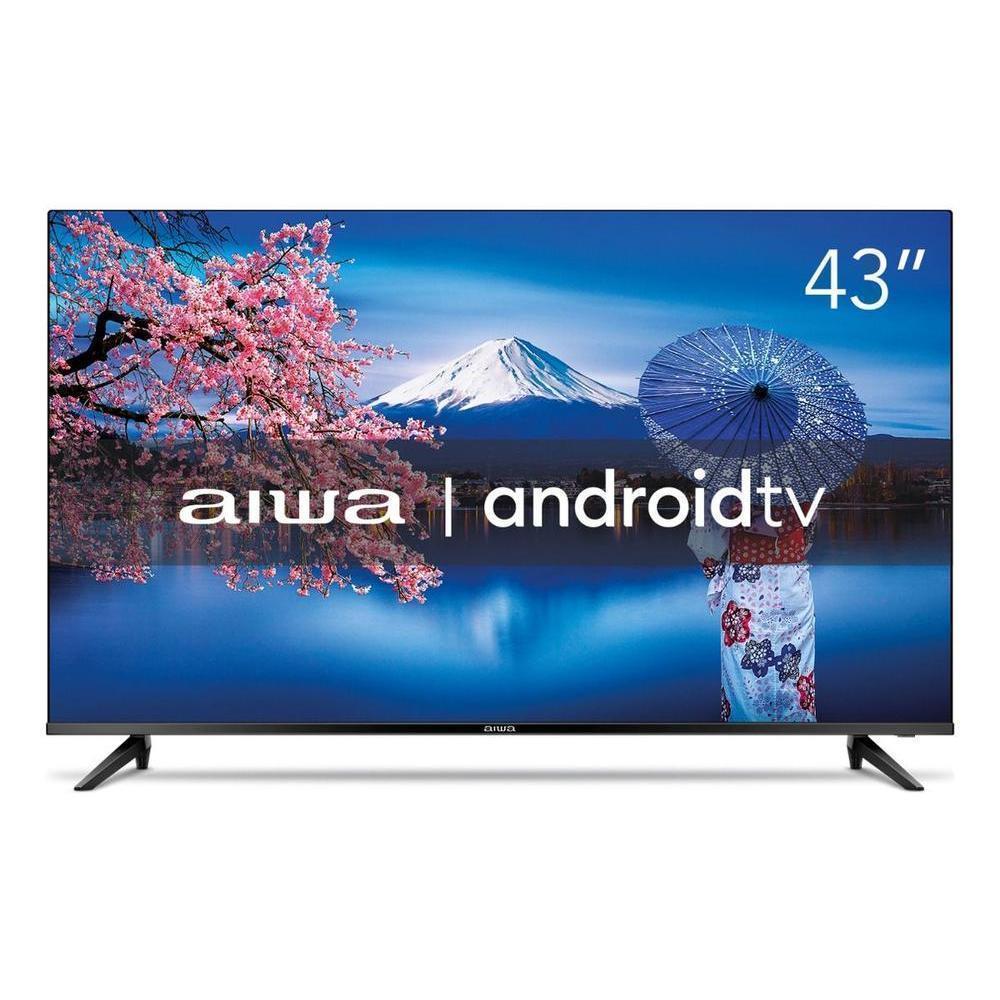 Smart TV AIWA 43 Polegadas Full HD Android TV HDR10 Dolby Audio Bluetooth Chromecast