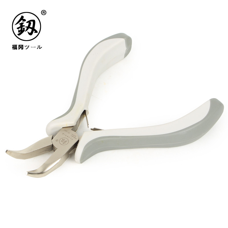 Japão Fukuoka ferramentas alicate de nariz curvo economia de esforço Mini alicate de agulha curvada pequeno alicate DIY