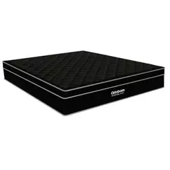 Colchão Casal Molas MasterPocket Ensacadas Star Black D45 Viscoelástico Super (138x188x38) - Ortobom