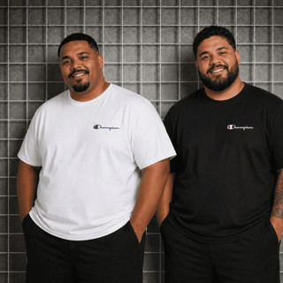 Kit 2 Camisetas Plus Size Masculina Estampada Premium Algodão Confortável Casual G1 G2 G3 G4