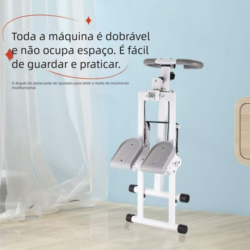 Escada Caminhada Dobrável Exercício Fitness Máquina De Escalada Simulador Ate 150kg