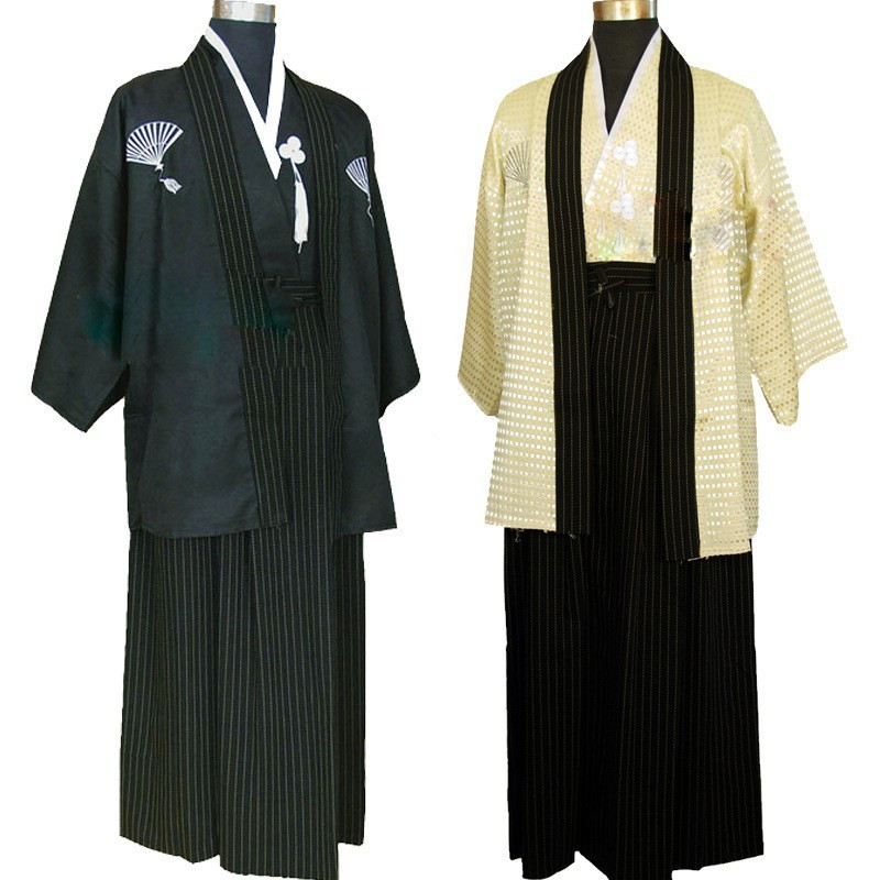 Kimono de sumô japonês Daiwa, traje tradicional étnico japonês para role-playing de samurai, conjunto de kimono yukata m