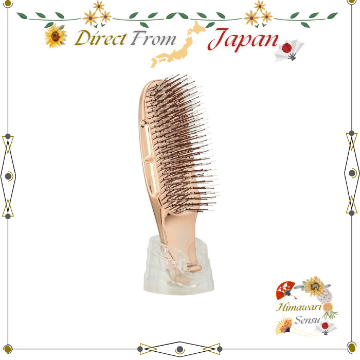 S HEART S Scalp Brush World Model Short Pink Gold with Beauty Book【 Direct from Japan 】