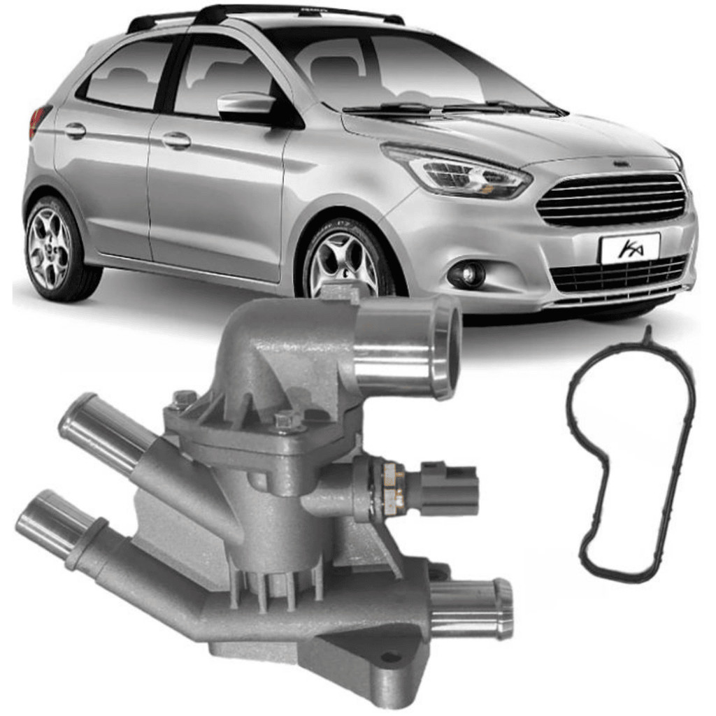 Carcaça Valvula Termostatica Ford Ka 1.0 12V 3cc 2015-21