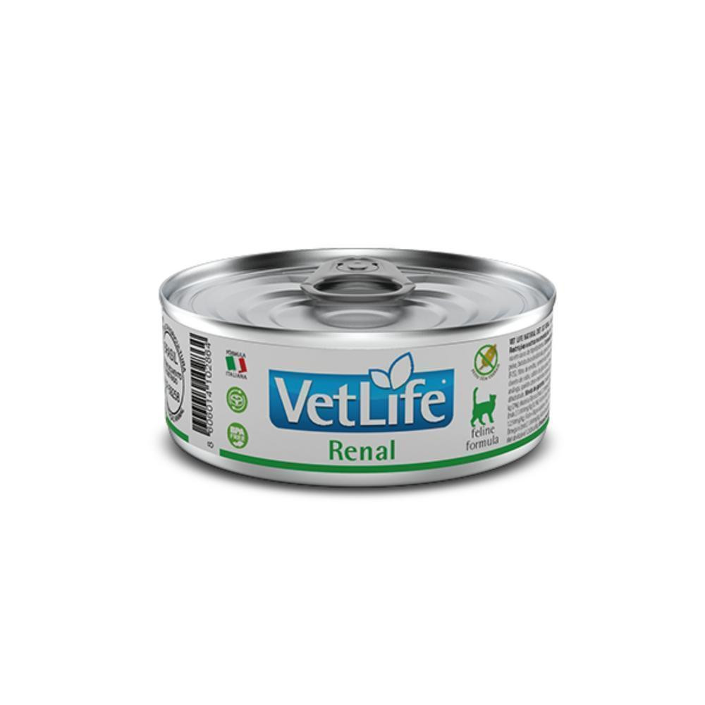 Imagem de Ração Úmida Vet Life Renal para Gatos Adultos de Todas as Raças 85g