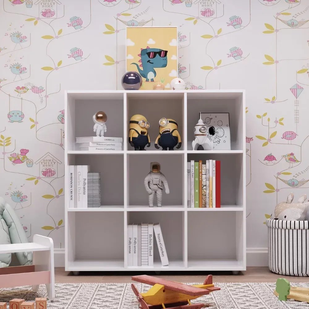 Nicho Organizador  Infantil Com 9 Compartimentos   Branco