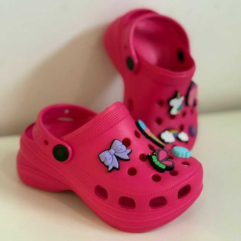 SANDÁLIA CHINELO INFANTIL BABUCHE COM BOTONS PLATAFORMA LUXUOSINHA EVA LEVE MACIO COM ENFEITES ENVIO IMEDIATO