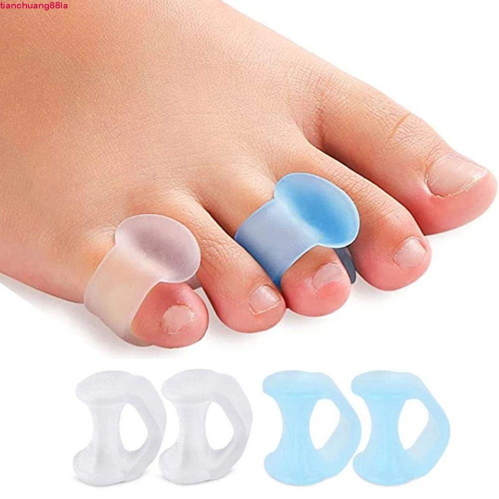 TIANCHUANG Toe Produtos Ortopédicos Para Pedicure Joanete Corretor Espaçador Silicone Gel Separador Alisador